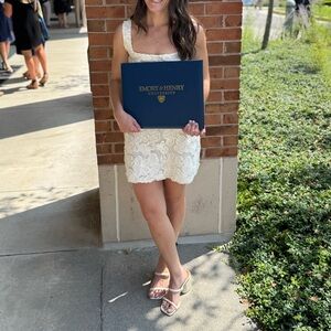 LULUS White Floral Dress